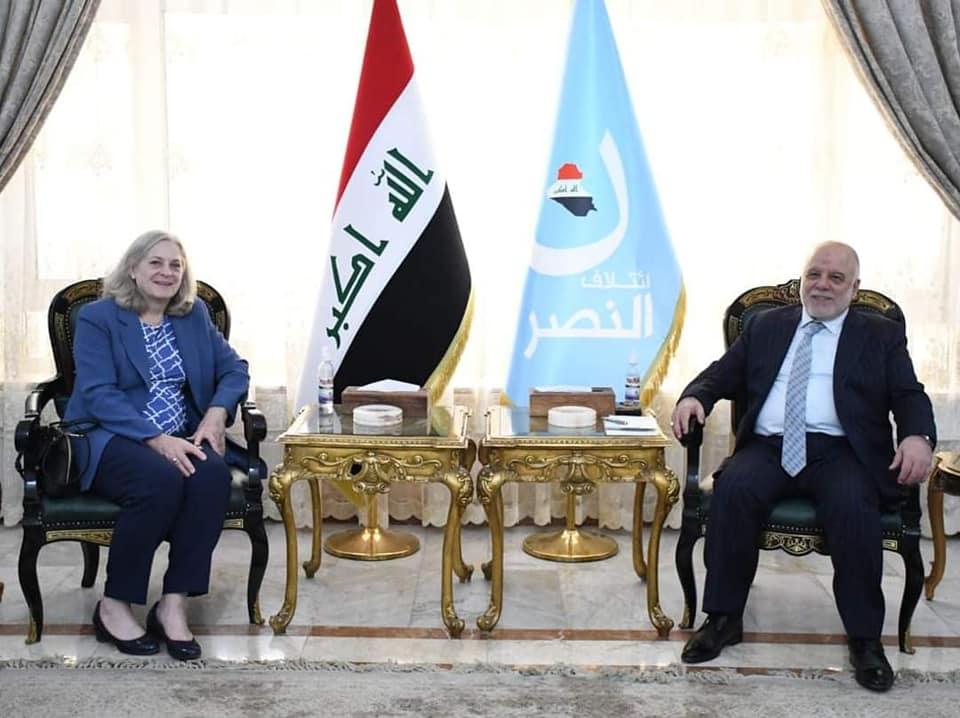 Dr. Haider Al-Abadi receives the new US Ambassador to Iraq