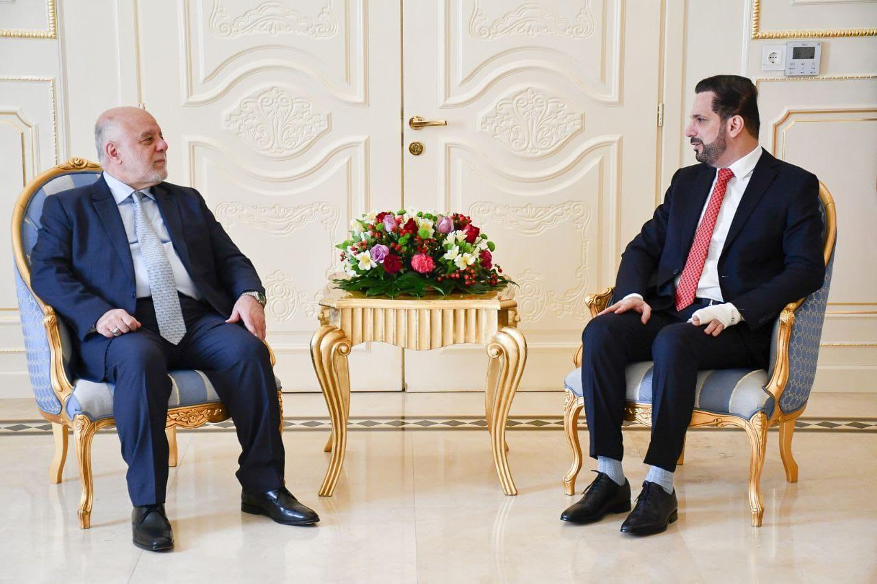 Dr. Haider Al-Abadi meets the head of the New Generation Movement, Mr. Shaswar Abdul-Wahid