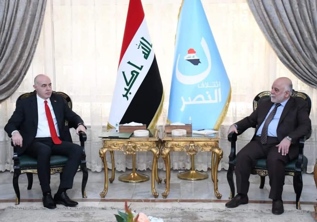 Dr. Al-Abadi receives the Turkish Ambassador to Baghdad and discusses with him the overall situation