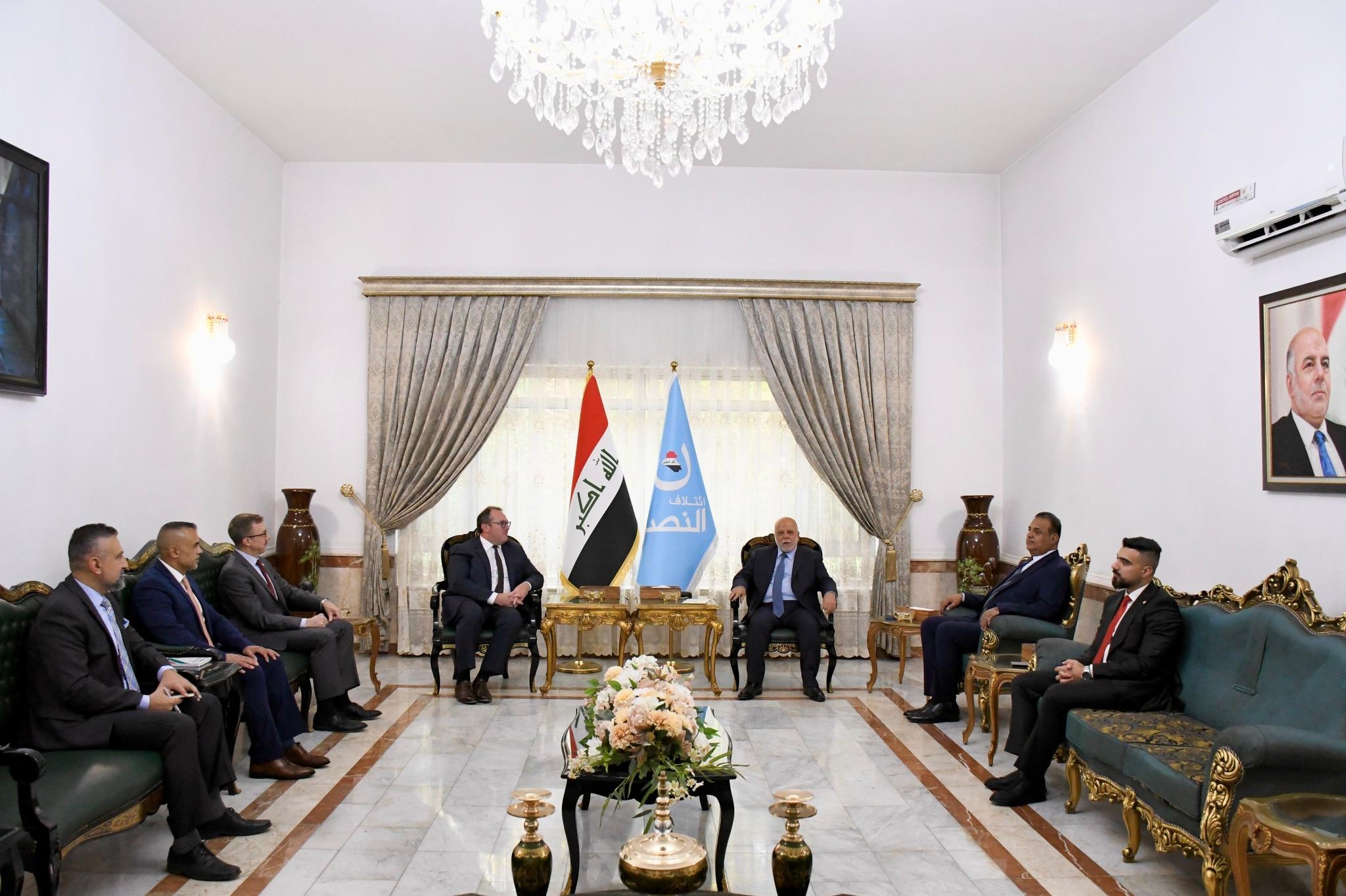 الدكتور حيدر العبادي يستقبل القائم بأعمال السفارة الأمريكية في بغداد