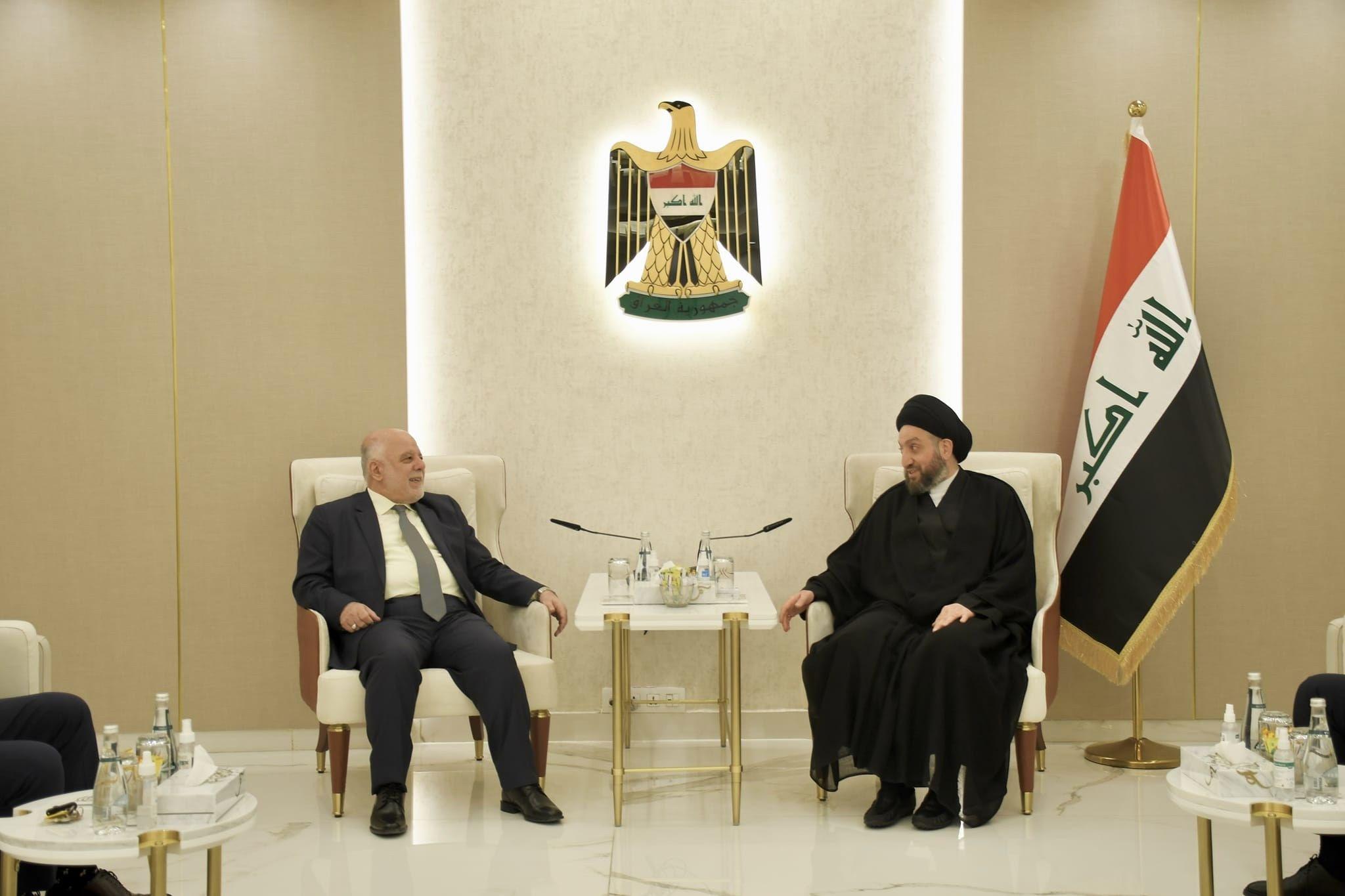 الدكتور العبادي يلتقي سماحة السيد الحكيم ويبحث معه الاستعدادات لانتخابات مجالس المحافظات