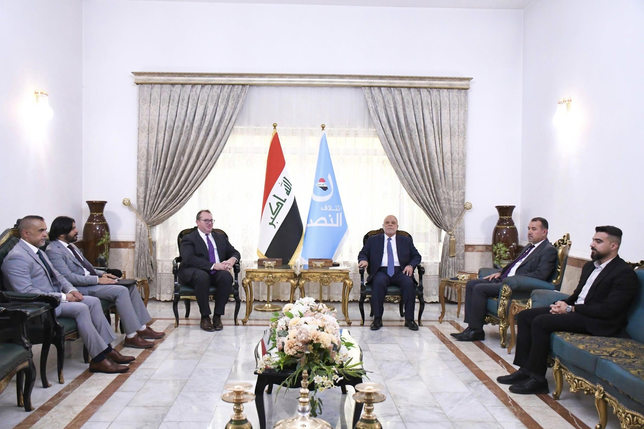 الدكتور حيدر العبادي يستقبل القائم بأعمال السفارة الأمريكية في بغداد