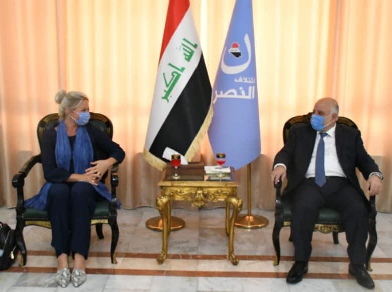 Dr. Al-Abadi receives the Representative of the Secretary-General of the United Nations in Iraq, Jea