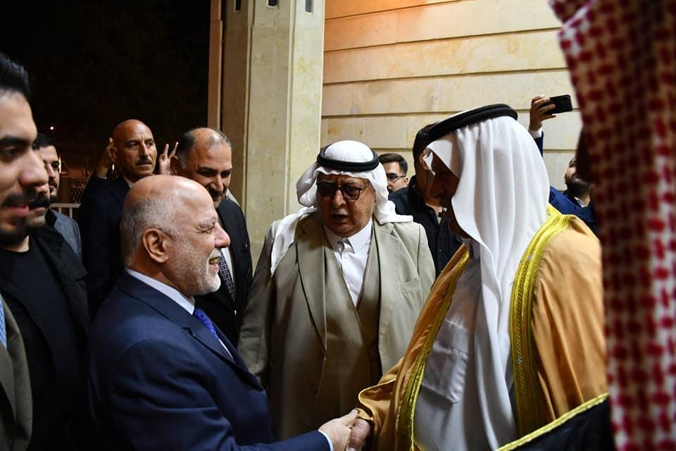 الدكتور حيدر العبادي في ضيافة قبيلة السادة الحيالية في الموصل