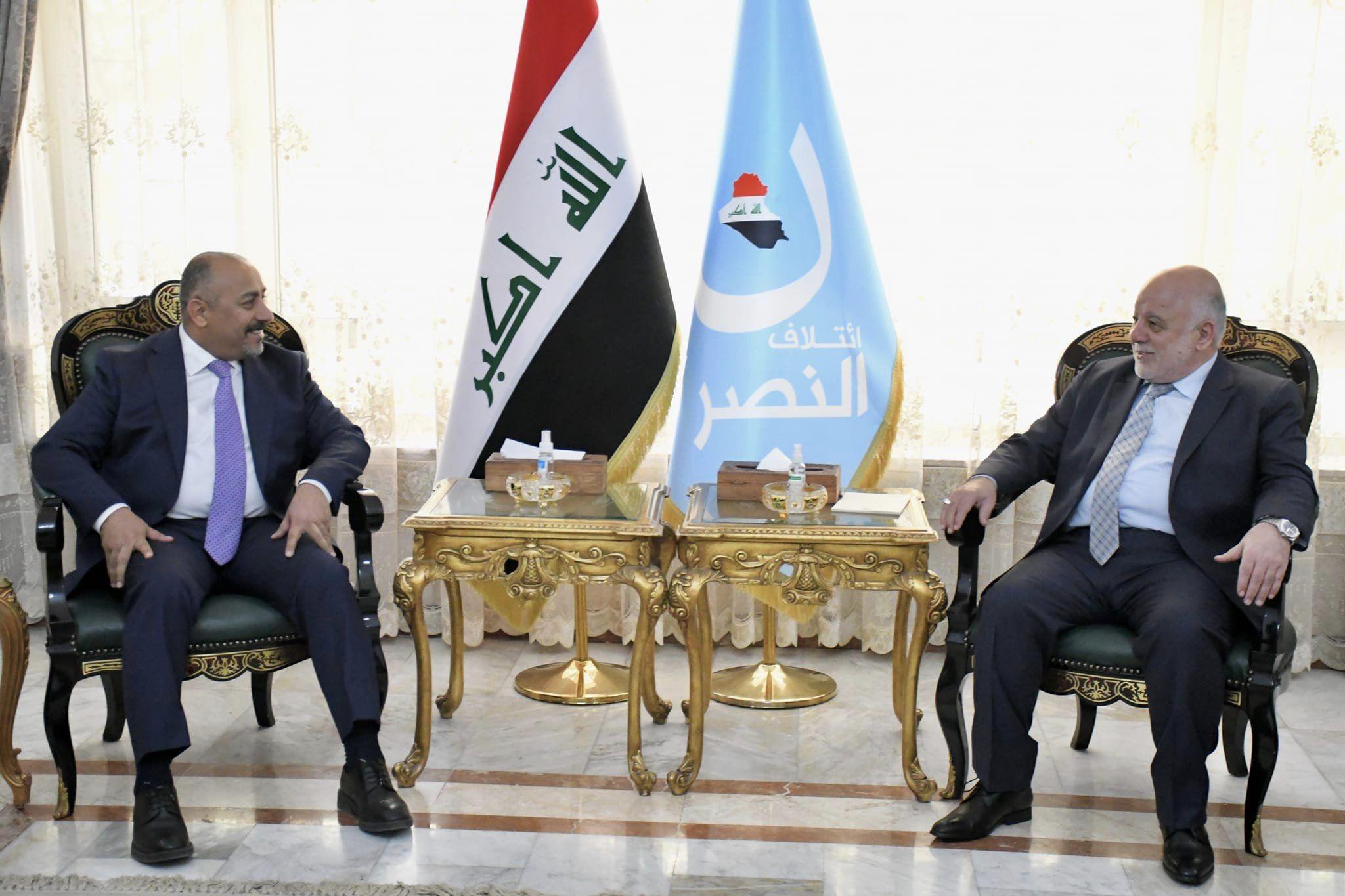 الدكتور العبادي يستقبل وفد الكتلة الوطنية برئاسة النائب كاظم الشمري