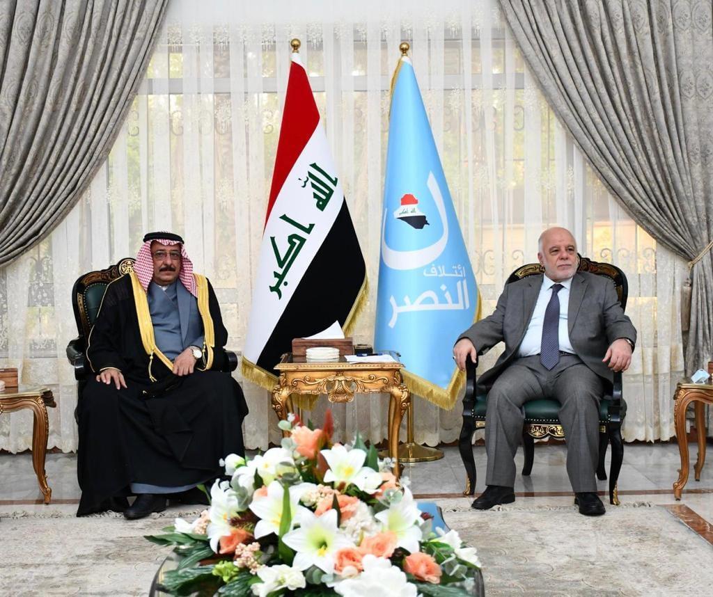 الدكتور العبادي يستقبل وفد من شيوخ عموم محافظة البصرة