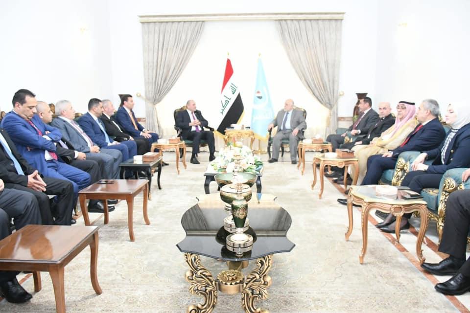 الدكتور العبادي يستقبل رئيس البرلمان الأردني ويبحث معه العلاقات بين البلدين