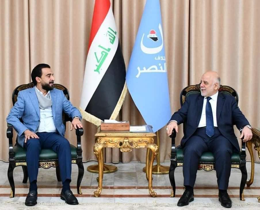 دکتۆر عەبادی لەگەڵ سەرۆکی ئەنجوومەنی نوێنەراندا بەڕێز مەحەمەد ئەلحەلبووسی تاوتوێی پرسی بودجەی دارایی