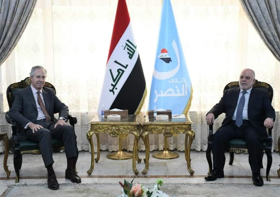 الدكتور حيدر العبادي يستقبل السفير الإسباني في بغداد السيد بيدرو مارتينيز