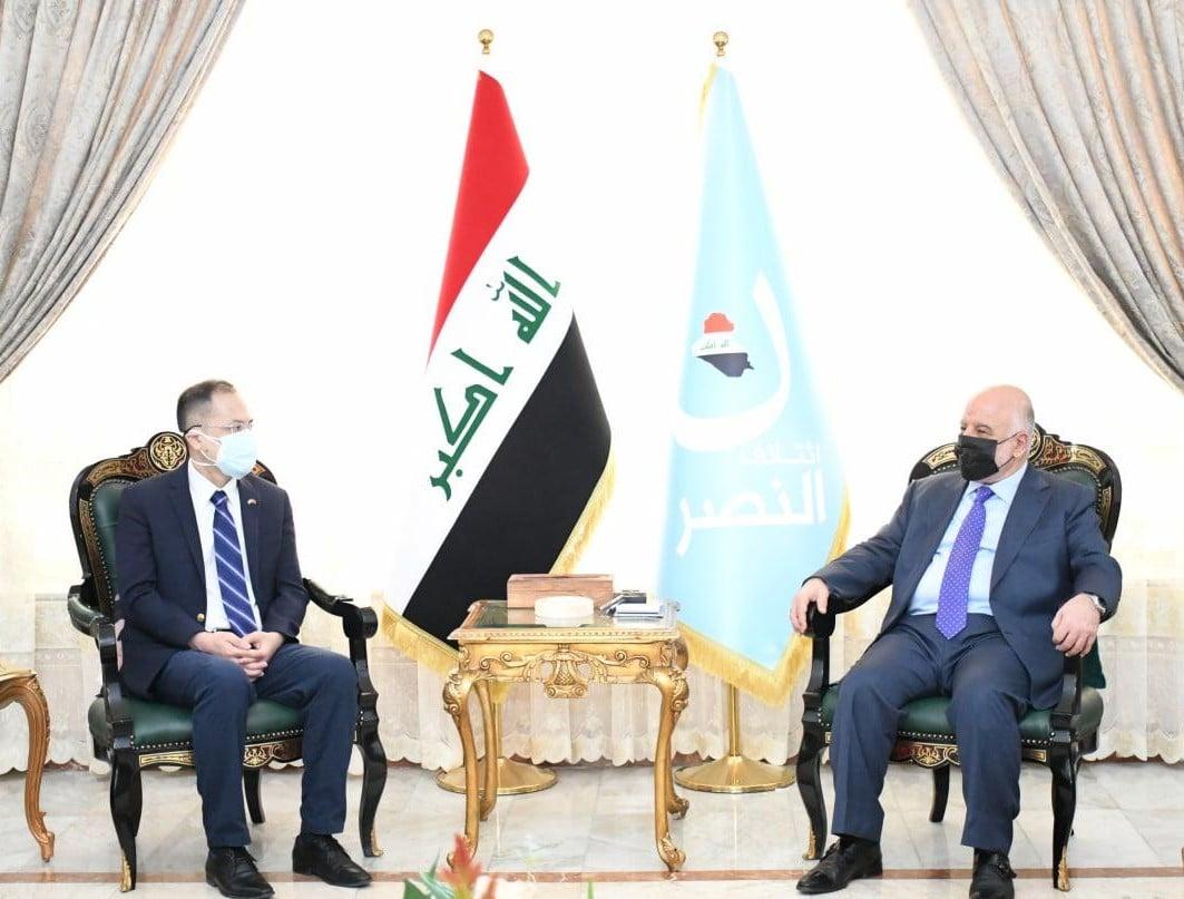 Dr. Haider Al-Abadi receives the Japanese Ambassador Mr. Suzuki Kotaro
