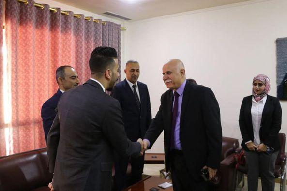 شاندی هاوپەیمانیی نەسڕ سەردانی باڵیۆزی فەڵەستینی دەکات لە بەغدا و سەرەخۆشی خۆی پێشکەش دەکات بەبۆنەی شەهیدبوونی شیرین ئەبو عەقلە