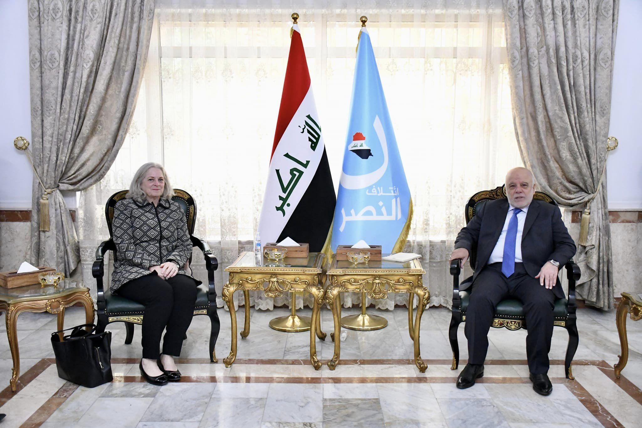 الدكتور حيدر العبادي يستقبل السفيرة الأمريكية في بغداد السيدة آلينا رومانسكي