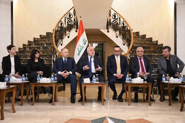 Dr. Haider Al-Abadi receives several international journalists and stresses that Iraq s stability is
