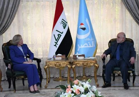 دکتۆر عەبادی بەجیا پێشوازی دەکات لە باڵیۆزی ئەڵمانیا و ئوستورالیا لە عیڕاق