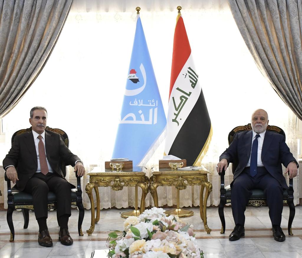 الدكتور حيدر العبادي يستقبل رئيس مجلس القضاء الدكتور فائق زيدان